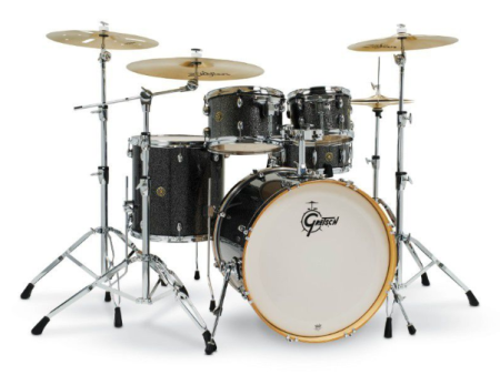 Gretsch Drums CM1-E825-BS Catalina Maple 5-Piece Shell Pack (Black Stardust) Online now