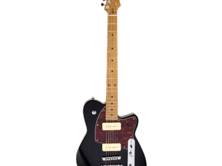 Reverend CHARGER 290 Electric Guitar (Midnight Black) Discount