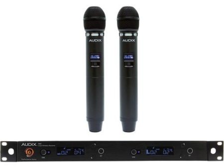 Audix AP42VX5B Receiver With Two Handheld Transmitters (554Mhz-586Mhz) For Sale