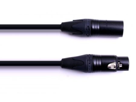 Digiflex CXX-C4-25-BLACK Canare Star Quad Mic Cable - 25 Foot Online Hot Sale