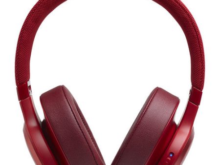 JBL LIVE 500BT Wireless Over-Ear Headphones (Red) Fashion