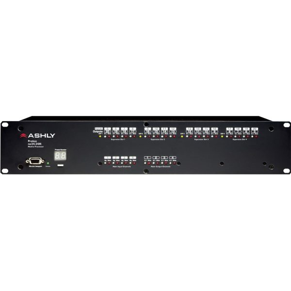 Ashly NE24.24M 12x8 LOGIC Audio Matrix Processor Hot on Sale