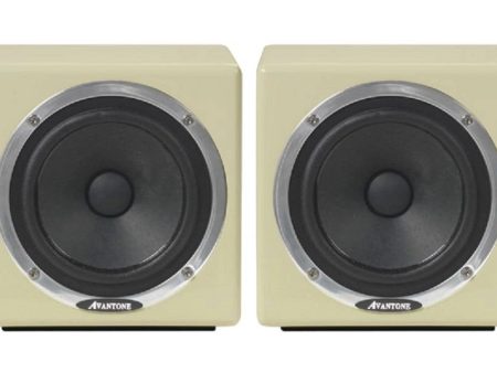 Avantone Pro AV-P MixCube Passive Full-Range Mini Reference Monitors (Cream, Pair) - 5.25  For Discount