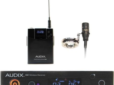 Audix AP41FLUTEB Single-Channel Wireless With Miniaturized Condenser Microphone (554Mhz-586Mhz) Online Sale