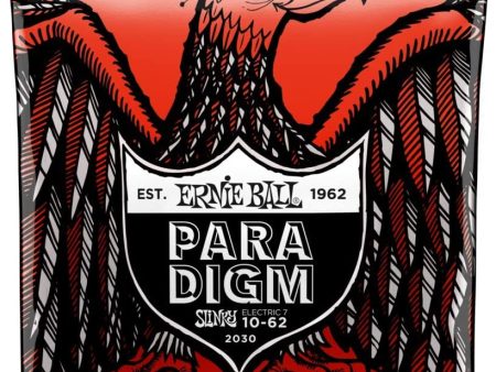 Ernie Ball 2030EB Paradigm Electric Guitar Strings - Skinny Top Heavy Bottom 7-String 10-62 on Sale