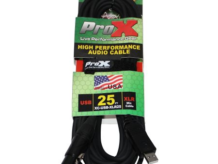 ProX XC-USB-XLR25 XLR-F to USB High Performance Audio Cable - 25ft Discount