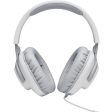 JBL QUANTUM 100 Wired Over-Ear Gaming Headset (White) Supply