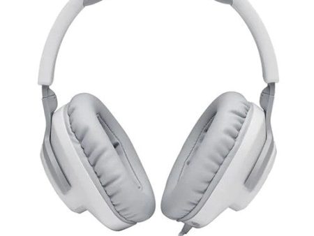 JBL QUANTUM 100 Wired Over-Ear Gaming Headset (White) Supply