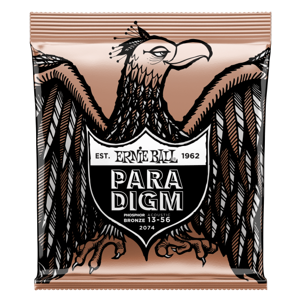 Ernie Ball 2074EB Paradigm Acoustic Strings - Phosphor Bronze Medium 13-56 Hot on Sale