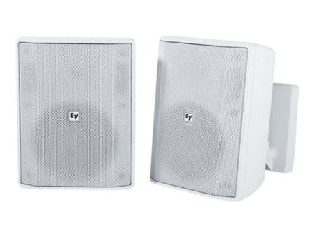 Electro-Voice EVID S5.2TW 5 Inch Cabinet 70 100V Pair (White) Online Hot Sale