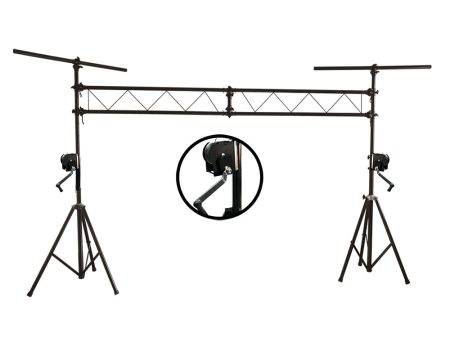 ProX T-LS31C DJ Lighting Truss w Crank System 10ft Height For Cheap