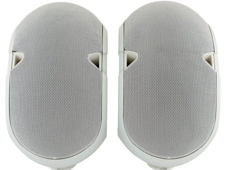 Electro-Voice EVID 6.2W With Dual 6  Woofer And 1 Titanium Tweeter - Pair (White) Hot on Sale