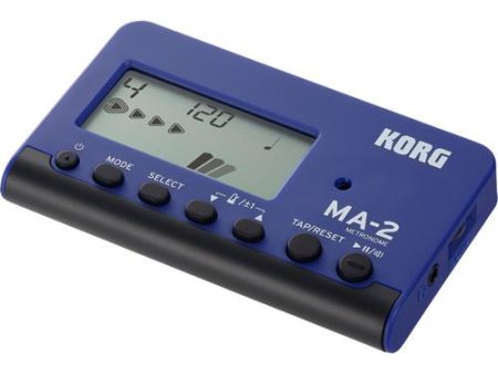 Korg MA2BLBK Digital Metronome (Black and Blue) Hot on Sale