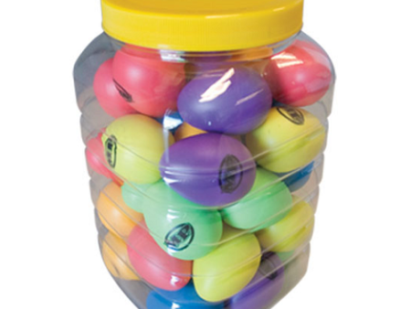 Mano Percussion MP-EGGS-J36 Mano Eggs Assorted Color (Each) Fashion