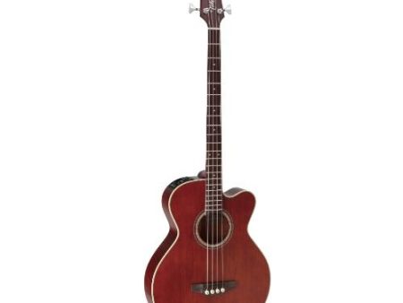 Takamine PB5-ANS Jumbo CA - Acoustic Electric Bass with CT4DX Preamp - Gloss Antique Stain For Cheap