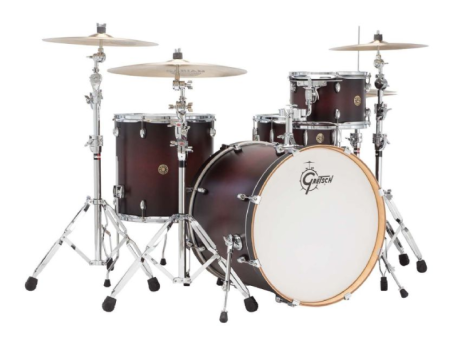 Gretsch Drums CM1-E824S-SDCB Catalina Maple 4-Piece Drum Shell Bundle (Satin Deep Cherry Burst) For Cheap