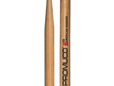 Promuco 1801N5BX Drumsticks American Hickory Nylon Tip 5B Discount