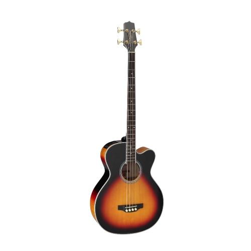 Takamine GB72CE-BSB Acoustic Electric Bass with Preamp and 3 band EQ - Brown Sunburst Supply